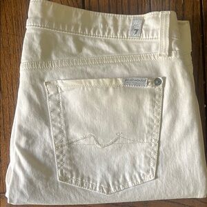 7 For All Mankind White Garment